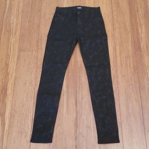 Hudson Nico Mid Super Skinny Black Gray Camo Jeans- Size 25